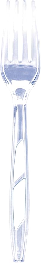 Diamond® All Occasion Clear Disposable Cutlery Set 288 Count – 96 Forks - Image 6