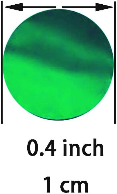 Green Foil Metallic Round Table Confetti Decor - Image 2