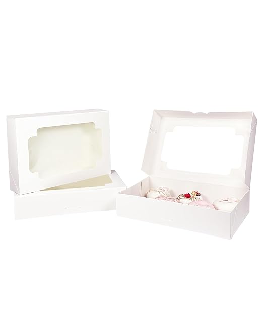 qiqee Auto-pop up White Cookie Box - Image 5