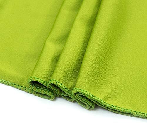 VDS Pack of 100 PCS | Apple Green | Spandex Chair Sashes Bows Without Buckle | - Image 4