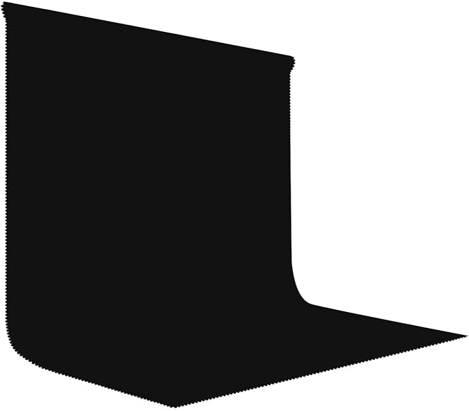 10x10ft Big Black Screen Backdrops Solid Black Photo Backdrops by LYLYCTY