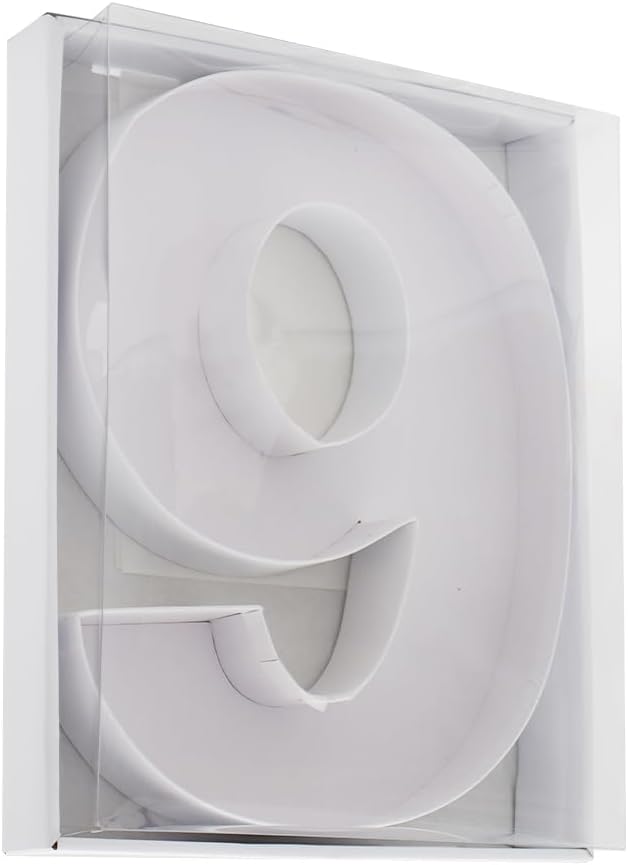 12" Fillable Cardboard Number Charcuterie Gift Cupcake Box - Image 5