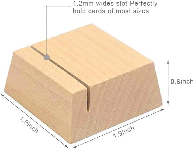 UNIQOOO Elegant Birch Wood Stand |1.2mm Slot, - Image 3