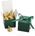 AWELL Dark Green Gift Candy Box Bulk 2x2x2 inches by AWELL