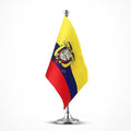 Ecuador Flag Ecuadorian Flags, Small Mini Ecuadorian Desk Flag, Used by Mflagperft