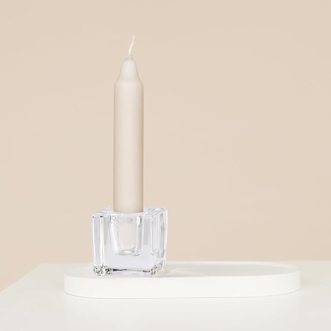 Glass Candlestick Holders Bulk for Taper Candles, Church and Wedding - Image 6