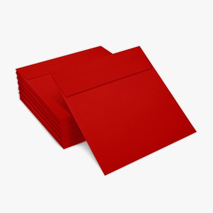 LUXPaper Square Invitation Envelopes | Peel & Press | 6 1/2" x 6 1/2" | Holiday - Image 5