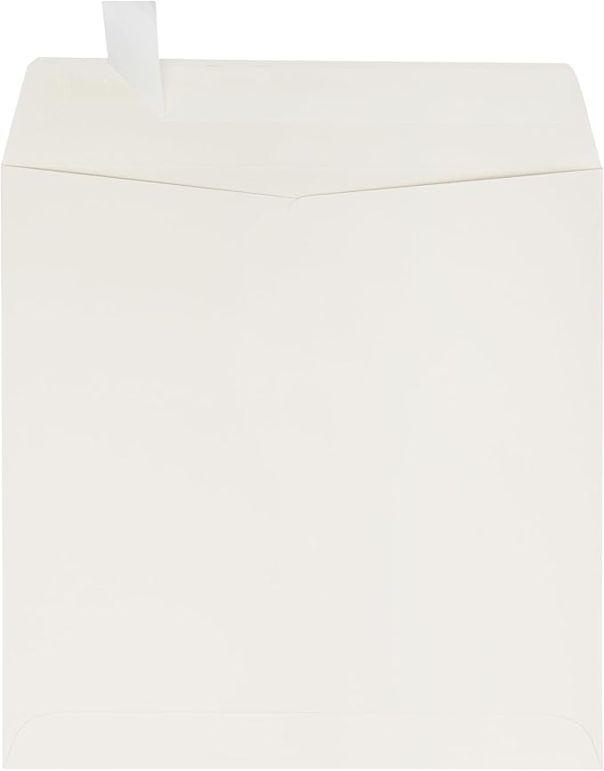 LUXPaper Square Invitation Envelopes | Peel & Press | 8" x 8" | Natural | 70lb. by LUXPaper