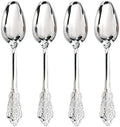 WDF 100 Piece Silver Plastic Spoons Disposable by WDF