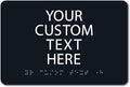 ALPHA DOG ADA SIGNS Custom ADA Compliant Braille Sign, Tactile Text, Raised by AlphaDog