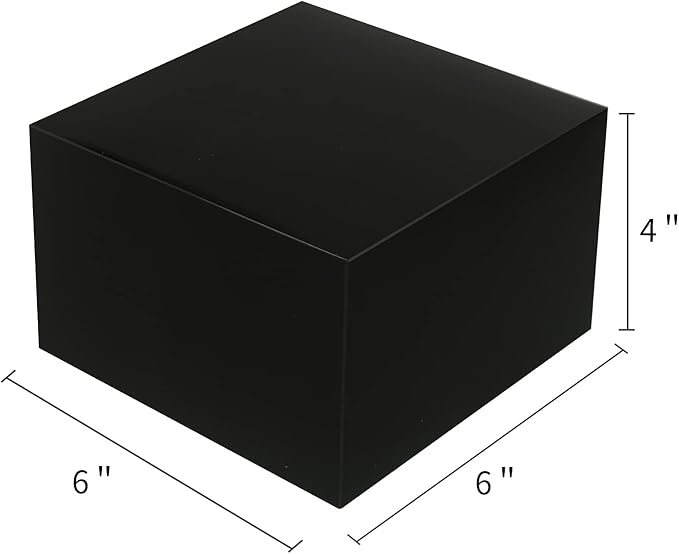 COTOPHER Small Gift Boxes 10 Pack 6x6x4 inches Black Gift Boxes - Image 3
