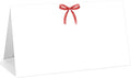 25 Pack Red Bow Place Cards, Editable Name Cards by WwongxianB