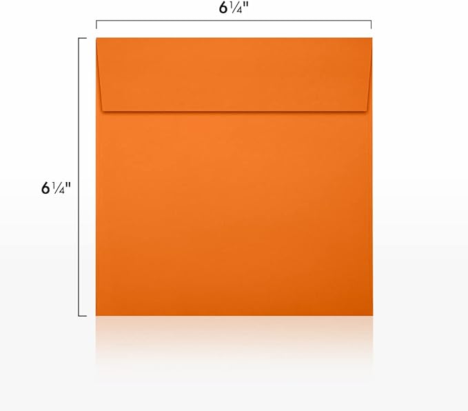 LUXPaper Square Invitation Envelopes | Peel & Press | 6 1/2" x 6 1/2" | - Image 3