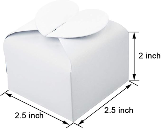 AWELL White Candy Box Bulk 2.5x2x2.5 inches - Image 3