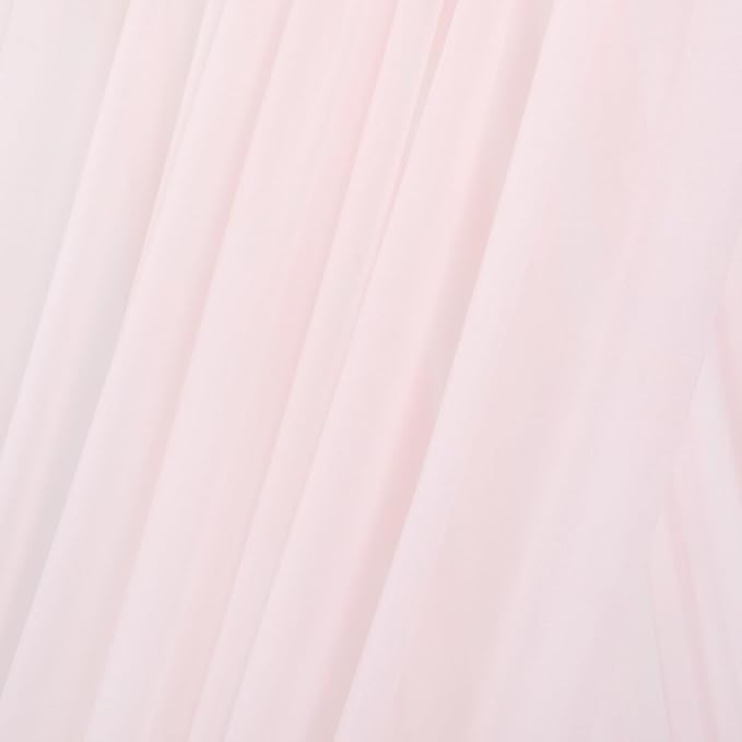 MLMC Blush Pink Wedding Arch Draping Fabric 4 Panels 29" x 20 FT Extra Long - Image 5
