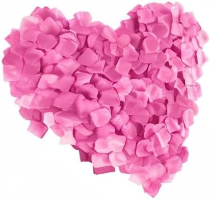 1000 Pcs Artificial Silk Rose Petals Decoration Wedding Party Color Pink - Image 8