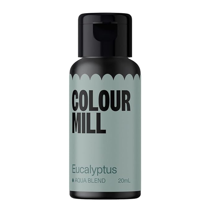 Colour Mill Aqua Blend Water-Based Food Coloring, 20 Milliliters Eucalyptus by ColourMill