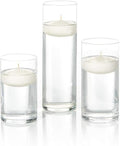 yummi Set of 36 Floating Candles and Cylinder Vases by YummiCandles