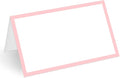 25 Pcs Blush Pink Place Cards, Blank Tent Name Cards by Unknown