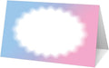 25 Color Gradient Place Cards for Table Seating, Tent Cards for Birthday Bridal by Yuansail