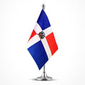 Dominica Flag Dominican Flags, Small Mini Dominican Desk Flag, Used by Mflagperft