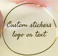 100-500pcs Custom Your Own Transparent Waterproof PVC Sticker, Personalized by Jamipasp