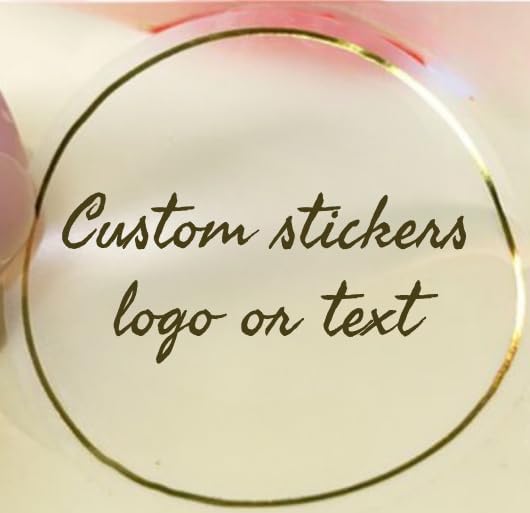 100-500pcs Custom Your Own Transparent Waterproof PVC Sticker, Personalized by Jamipasp