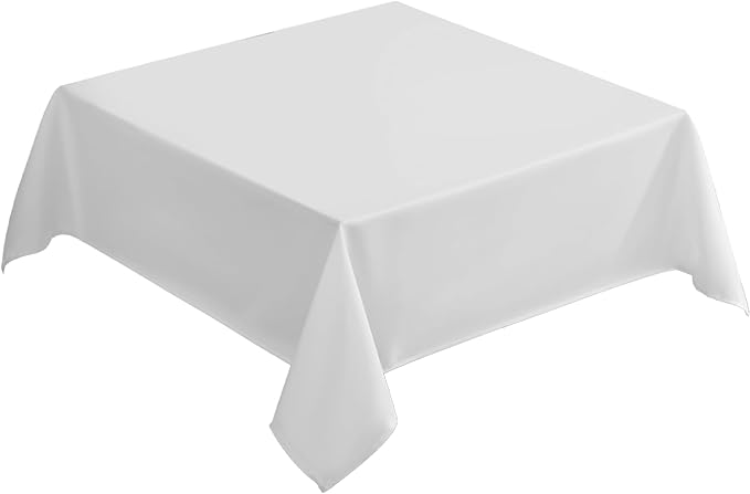 VidaFete Square Tablecloth 52 x 52 Inch Tablecloths Stain Wrinkle Resistant by VidaFete
