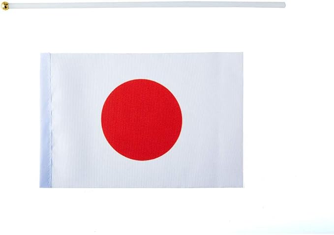Japan Flag Japanese Flag, Small Mini Handheld Japan Flags on Stick - Image 4