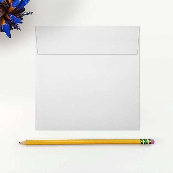 LUXPaper Square Invitation Envelopes | Peel & Press | 5 1/4" x 5 1/4" | Bright - Image 3