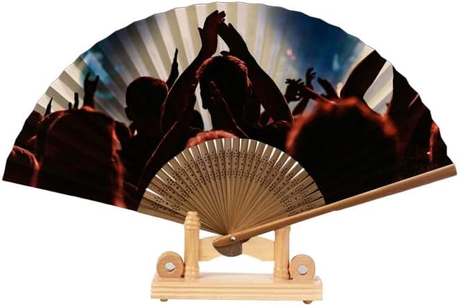 Decorative Folding Fans Personalized Fans Custom Fans Handheld Clack Fans - Image 6