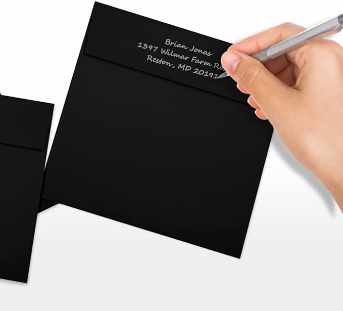 LUXPaper Square Invitation Envelopes | Peel & Press | 6 1/2" x 6 1/2" | - Image 6