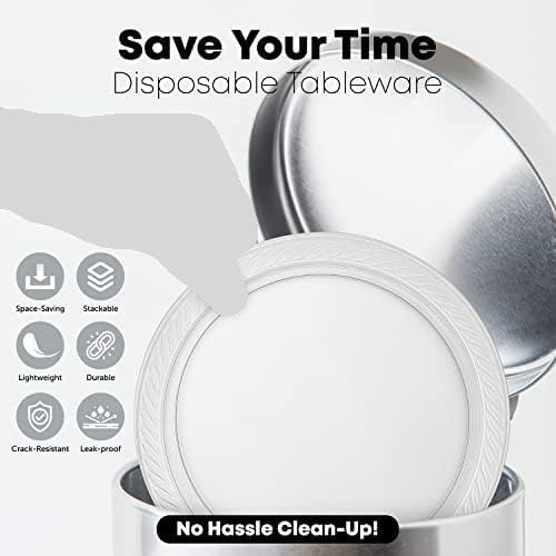 780 Piece Disposable Clear Tableware Set - Image 3