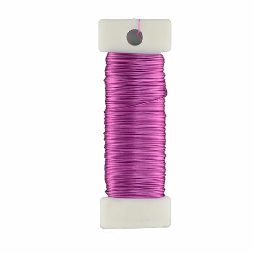 HAHIYO 26Gauge Pink Metal Floral Wire by HAHIYO