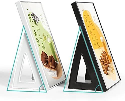 ABS Plastic Sign Holder，Menu Displays L Shape Sign Stand Vertical/Horizontal Use - Image 5