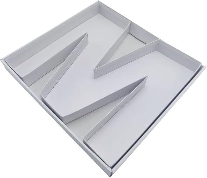12" Fillable Cardboard Letter Charcuterie Gift Cupcake Box - Image 3