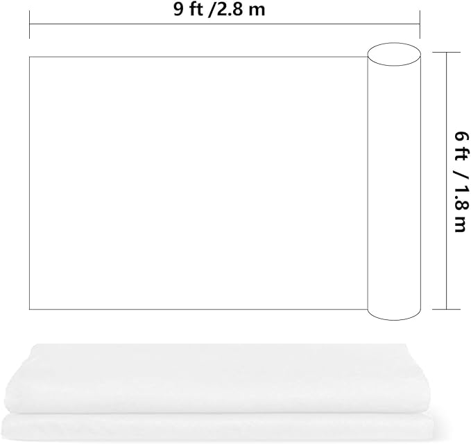 HEMMOTOP White Photo Backdrop, 6x9 ft White Background - Image 8