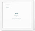 Opposite Wall - 8x8 in - White Solid Oak Wood Picture Frame - Lightweight by OppositeWall