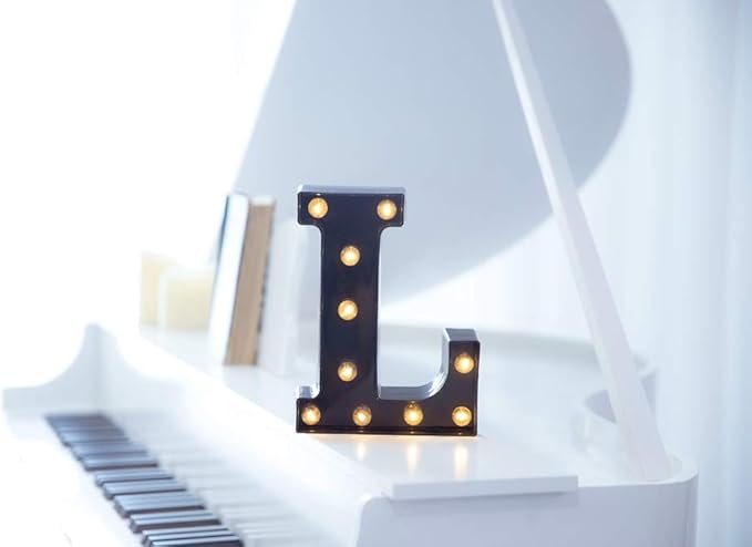 Foaky Black LED Marquee Number Lights Sign Light Up Marquee Number Lights Sign - Image 2