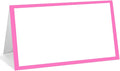 25 Pack Pink Border Place Cards, Editable Name Cards by WwongxianB