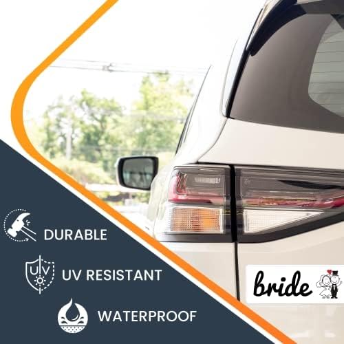 Magnet Me Up Bride Magnet Decal, 3x8 Inches Heavy Duty Automotive Magnet - Image 5