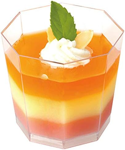 Foraineam 100 Pack 5.4 oz. Clear Plastic Dessert Cups - Image 6
