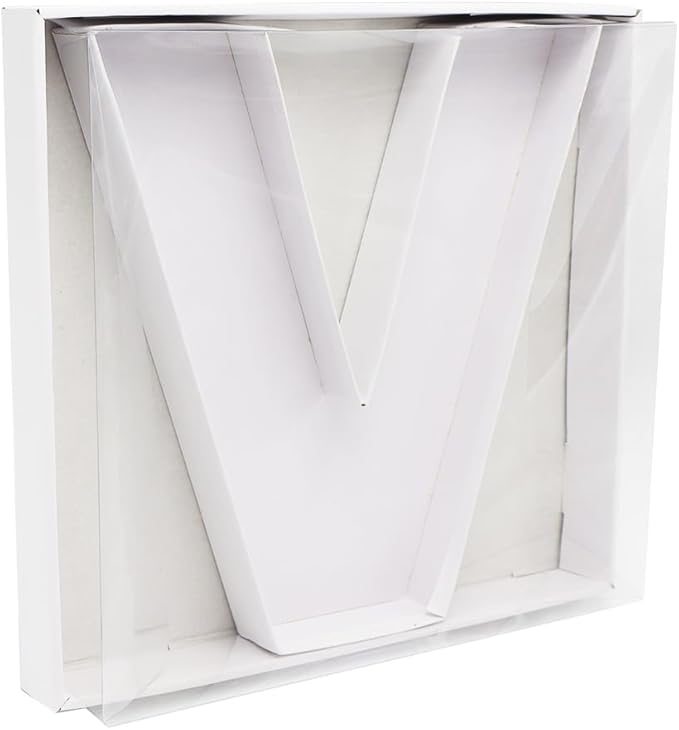 12" Fillable Cardboard Letter Charcuterie Gift Cupcake Box by ShengHeHomeDecoration