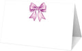 25 Purple Bow Place Cards for Table Seating, Watercolor Wedding Name Place Card by Yuansail