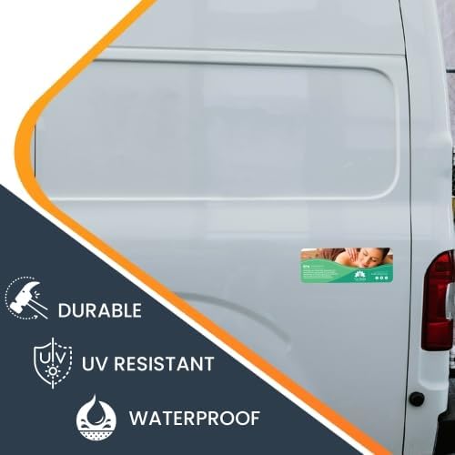 Magnet Me Up Custom 8x3 Inch Rectangle Magnet, Customizable - Image 4