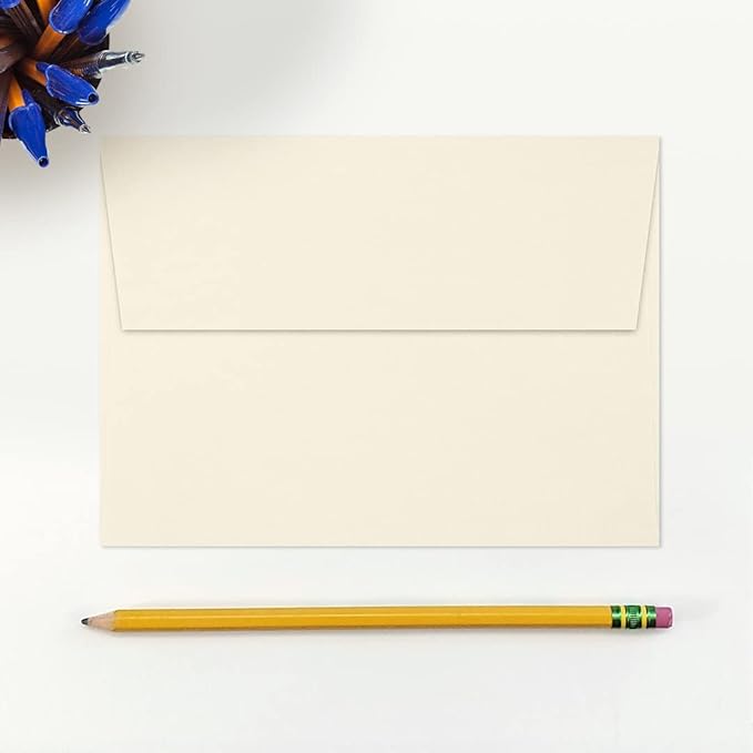 LUXPaper A7 Invitation Envelopes | Peel & Press | 5 1/4" x 7 1/4" | Natural | - Image 4