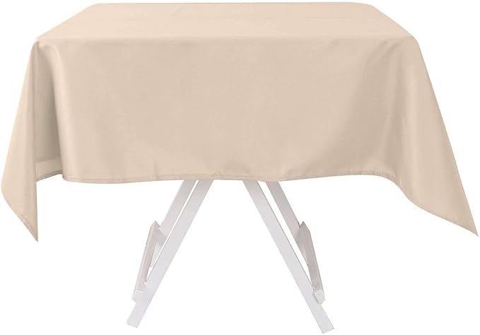 Efavormart 54x54 Nude Wholesale Linens Seamless Polyester Square Linen - Image 7