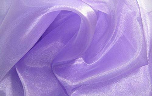 MDS Pack of 10 PCS Organza Chair Sashes Wider Dining Chair Bows Ribbon Tie Back - Image 2