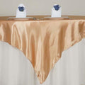 TABLECLOTHSFACTORY 72" Satin Square Table Overlay by TABLECLOTHSFACTORY