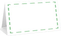 25 Pack Green Lines Place Cards, Editable Name Cards by WwongxianB